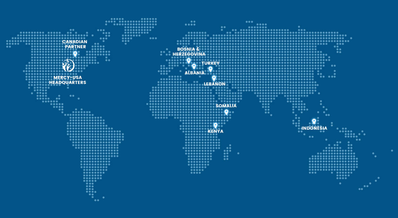 Map of our locations